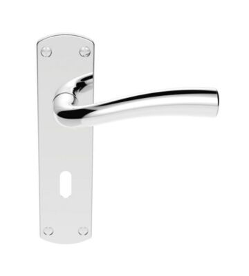 Carlisle Brass SZC051CP Serozzetta Cinco Lever On Backplate – Lock 57mm C/C 42mm X 170mm – Pair