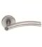 CARLISLE BRASS SZC340SC/BP SEROZZETTA CUARENTA LEVER ON CONCEALED FIX PUSH ON ROUND ROSE  52MM DIA - PAIR