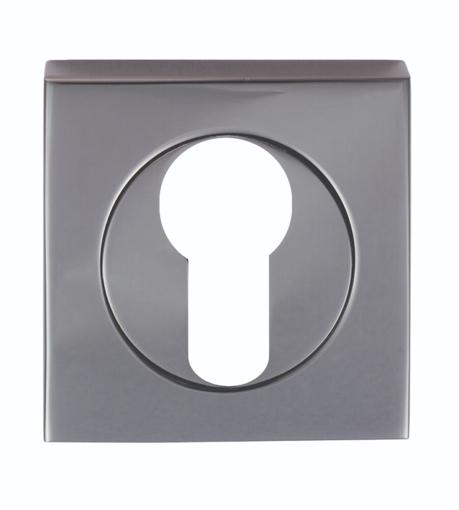 CARLISLE BRASS SZM001SQBN SEROZZETTA EURO PROFILE ESCUTCHEON ON CONCEALED FIX SQUARE ROSE  52MM