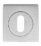 CARLISLE BRASS SZM003SQCP SEROZZETTA LOCK PROFILE ESCUTCHEON ON CONCEALED FIX SQUARE ROSE 52MM