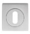 CARLISLE BRASS SZM003SQSC SEROZZETTA LOCK PROFILE ESCUTCHEON ON CONCEALED FIX SQUARE ROSE 52MM