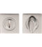 CARLISLE BRASS SZM004SQCP SEROZZETTA TURN & RELEASE ON CONCEALED FIX SQUARE ROSE (4.9 X 70MM SPINDLE)   52MM - SET