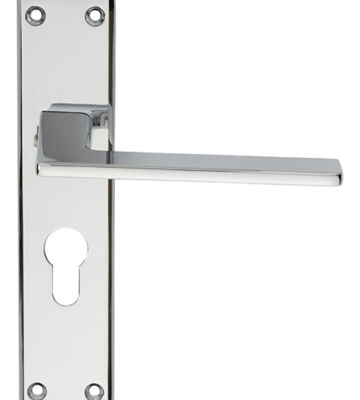 Carlisle Brass SZM034YCP Serozzetta Zone Lever On Backplate – Euro Profile 47.5mm C/C 180mm X 40mm – Pair