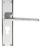 CARLISLE BRASS SZM034YCP SEROZZETTA ZONE LEVER ON BACKPLATE - EURO PROFILE 47.5MM C/C  180MM X 40MM - PAIR