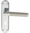 CARLISLE BRASS SZM044CPSN SEROZZETTA SCOPE LEVER ON BACKPLATE - LOCK 57MM C/C  180 X 40 - PAIR