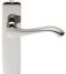 CARLISLE BRASS SZM132CP SEROZZETTA LEVER LEVER ON BACKPLATE - LATCH  180MM X 40MM - PAIR