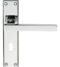 CARLISLE BRASS SZM241CP SEROZZETTA STRATUS LEVER ON BACKPLATE - LOCK 57MM C/C  180MM X 40MM - PAIR