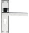 CARLISLE BRASS SZM241YCP SEROZZETTA STRATUS LEVER ON BACKPLATE - EURO PROFILE 47.5MM C/C  180MM X 40MM - PAIR
