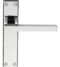 CARLISLE BRASS SZM242CP SEROZZETTA STRATUS LEVER ON BACKPLATE - LATCH   180MM X 40MM - PAIR