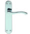 CARLISLE BRASS SZM367CP/BP SEROZZETTA IXION LEVER ON BACKPLATE - LATCH  180 X 40 - PAIR