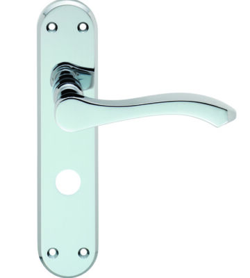 Carlisle Brass SZM368CP/BP Serozzetta Ixion Lever On Backplate – Bathroom 57mm C/C 180 X 40 – Pair