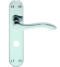 CARLISLE BRASS SZM368CP/BP SEROZZETTA IXION LEVER ON BACKPLATE - BATHROOM 57MM C/C  180 X 40 - PAIR