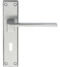 CARLISLE BRASS SZM371SC SEROZZETTA EQUI LEVER ON BACKPLATE - LOCK 57MM C/C   180MM X 40MM - PAIR