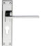 CARLISLE BRASS SZM371YCP SEROZZETTA EQUI LEVER ON BACKPLATE - LOCK EURO PROFILE 47.5MM C/C  180MM X 40MM - PAIR