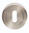 CARLISLE BRASS SZR002SN SEROZZETTA LOCK PROFILE ESCUTCHEON ON CONCEALED FIX ROUND ROSE