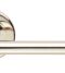 CARLISLE BRASS SZR010PN/RP SEROZZETTA DIECI LEVER ON ROUND ROSE - PAIR