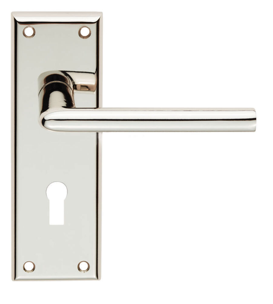 CARLISLE BRASS SZR011PN SEROZZETTA DIECI LEVER ON BACKPLATE - LOCK 57MM - PAIR