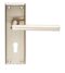 CARLISLE BRASS SZR011SN SEROZZETTA DIECI LEVER ON BACKPLATE - LOCK 57MM - PAIR