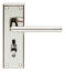 CARLISLE BRASS SZR013PN SEROZZETTA DIECI LEVER ON BACKPLATE - BATHROOM 57MM - PAIR