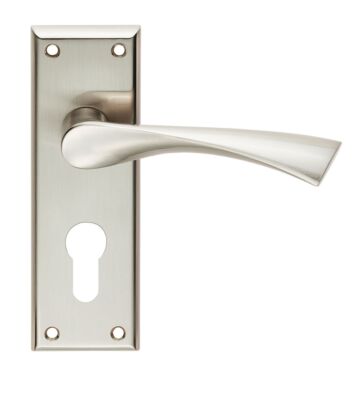 Carlisle Brass SZR021YSN Serozzetta Venti Lever On Backplate – Euro 47.5mm – Pair