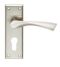 CARLISLE BRASS SZR021YSN SEROZZETTA VENTI LEVER ON BACKPLATE - EURO 47.5MM - PAIR