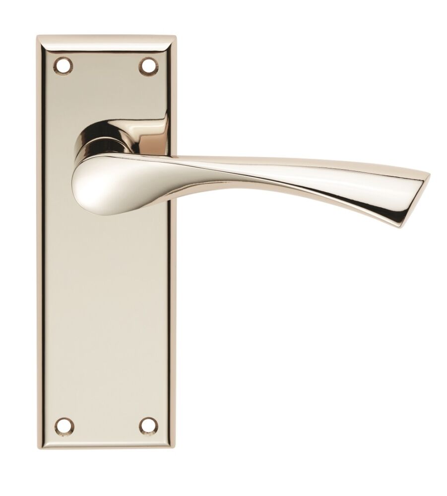 CARLISLE BRASS SZR022PN SEROZZETTA VENTI LEVER ON BACKPLATE - LATCH - PAIR