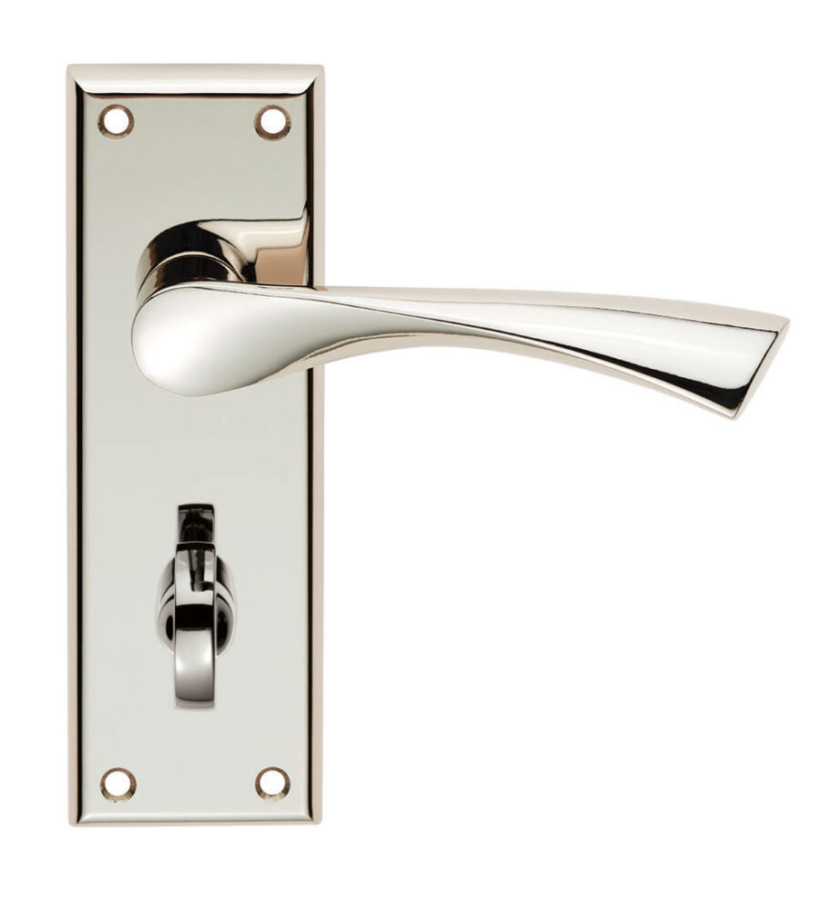 CARLISLE BRASS SZR023PN SEROZZETTA VENTI LEVER ON BACKPLATE - BATHROOM 57MM - PAIR