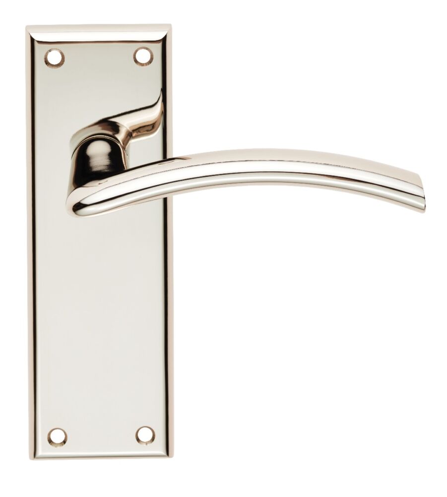 CARLISLE BRASS SZR032PN SEROZZETTA TRENTA LEVER ON BACKPLATE - LATCH - PAIR