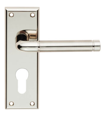 Carlisle Brass SZR041YPNSN Serozzetta Quaranta Lever On Backplate – Euro 47.5mm – Pair