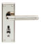 CARLISLE BRASS SZR043PNSN/RP SEROZZETTA QUARANTA LEVER ON BACKPLATE - BATHROOM 57MM - PAIR