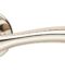 CARLISLE BRASS SZR050PN SEROZZETTA CINQUANTA LEVER ON ROUND ROSE - PAIR