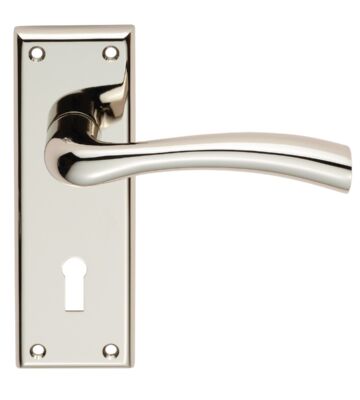 Carlisle Brass SZR051PN Serozzetta Cinquanta Lever On Backplate – Lock 57mm – Pair