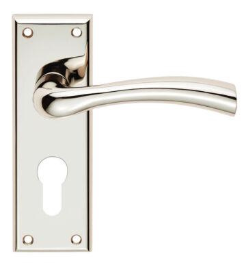 Carlisle Brass SZR051YPN Serozzetta Cinquanta Lever On Backplate – Euro 47.5mm – Pair