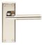 CARLISLE BRASS SZR062PNSN/RP SEROZZETTA SESSANTA LEVER ON BACKPLATE - LATCH - PAIR