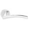 CARLISLE BRASS SZS080CP SEROZZETTA MORENO LEVER ON CONCEALED FIX ROUND ROSE  50MM DIA - PAIR