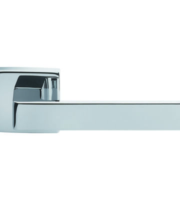 Carlisle Brass TC5CP Techna Lever On Concealed Fix Square Rose Cro (Polished Chrome) – Pair