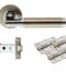CARLISLE BRASS UDP006SNCP/INTB BELAS LATCH PACK - ULTIMATE DOOR PACK - PACK