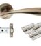 CARLISLE BRASS UDP007SN/INTB SINTRA LATCH PACK - ULTIMATE DOOR PACK - PACK