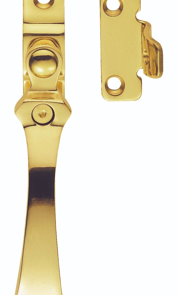 CARLISLE BRASS V1005LCK VICTORIAN - CASEMENT FASTENER (WEDGE PATTERN - LOCKABLE) 57MM X 13MM