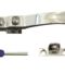 CARLISLE BRASS V1006LCKCP VICTORIAN - CASEMENT FASTENER WEDGE PATTERN - LOCKABLE SUITABLE FOR WEATHER STRIPPED WINDOWS 57MM X 13MM