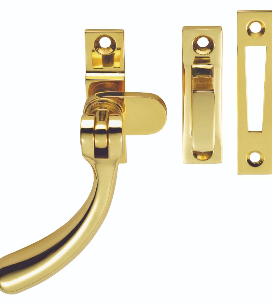 CARLISLE BRASS WF11 BULB END CASEMENT FASTENER (SUITABLE FOR WEATHER STRIPPED WINDOWS) 98MM