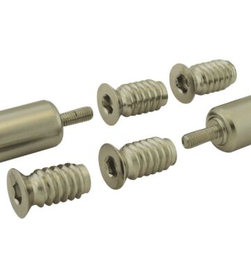 Carlisle Brass WF18SN Sash Window Stop (2 X Stops 4 X Ferrules 1 X Key) Satin Nickel – Pack