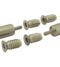 CARLISLE BRASS WF18SN SASH WINDOW STOP (2 X STOPS 4 X FERRULES 1 X KEY) SATIN NICKEL - PACK