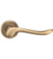CARLISLE BRASS ZIN3130AB SEROZZETTA VERDUN LEVER ON CONCEALED FIX ROUND ROSE - PAIR