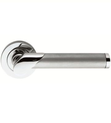 Carlisle Brass ZIN3139PC/SC Serozzetta Irwin Lever On Round Rose Concealed Fix – (Dual Finish) – Pair