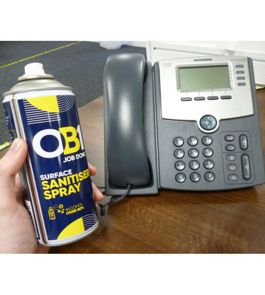 OB1 Surface Sanitiser Spray 400ml - Image 2