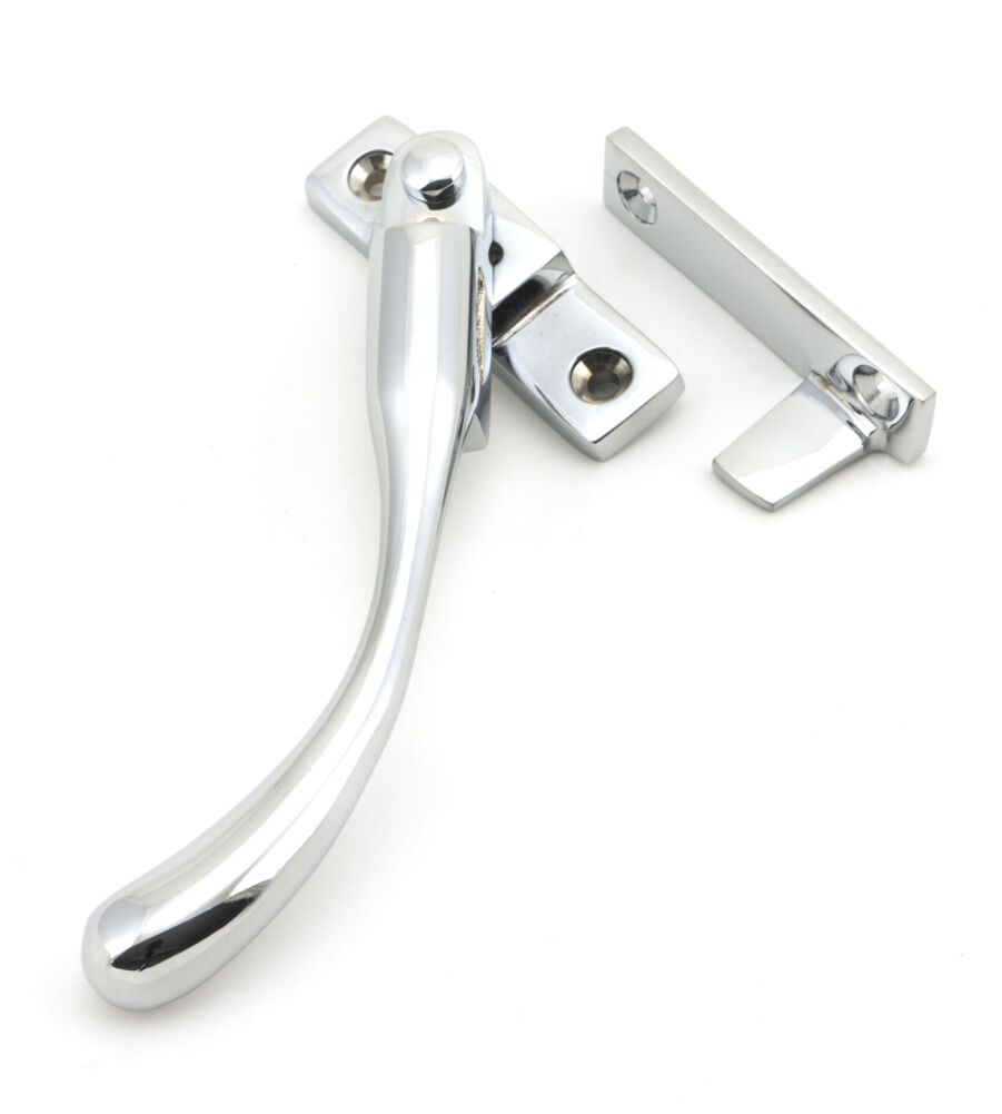 From The Anvil Polished Chrome Night-Vent Locking Peardrop Fastener - LH