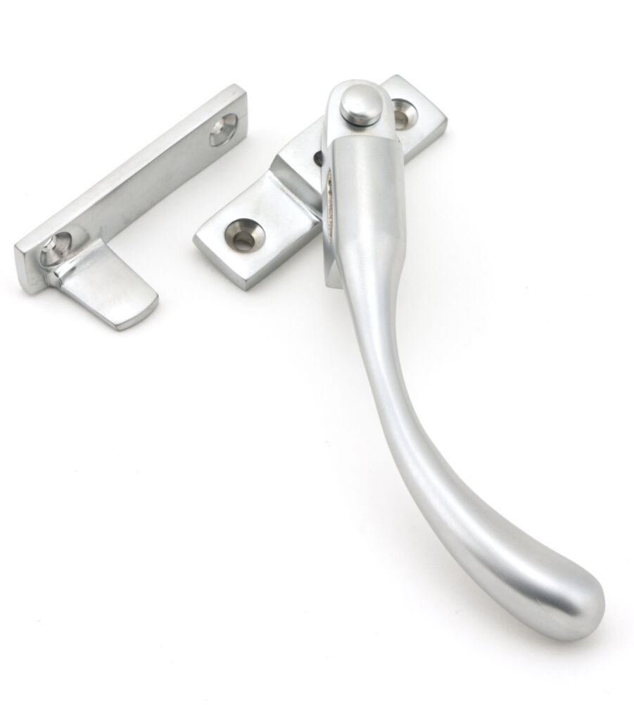 From The Anvil Satin Chrome Night-Vent Locking Peardrop Fastener - RH