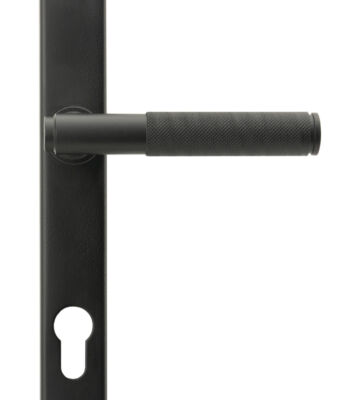 From The Anvil Matt Black Brompton Slimline Lever Espag. Lock Set