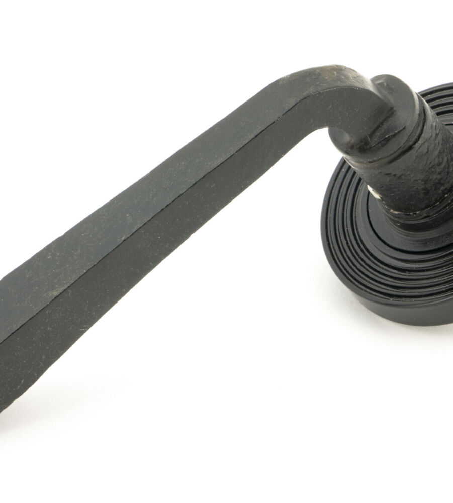 From The Anvil External Beeswax Avon Round Lever on Rose Set (Beehive)